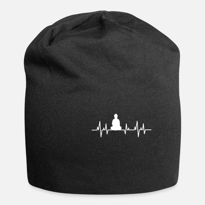 Bouddha - Bonnet en jersey - noir