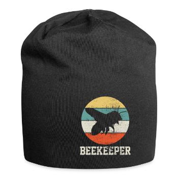 Imker - Jersey-Beanie - Schwarz - Vorne