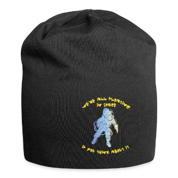Astronaut Science Space - Jersey Beanie - black - Front