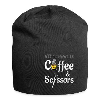 Friseur Friseurin Friseurin - Jersey-Beanie - Schwarz - Vorne