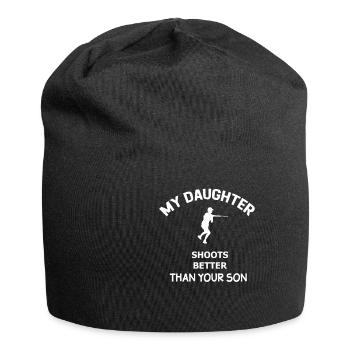Jagd - Jersey-Beanie - Schwarz - Vorne