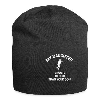 Jagd - Jersey-Beanie - Anthrazit - Vorne