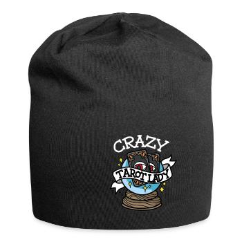 CRAZY TAROT LADY Death Tarot Cards Clairvoyant - Jersey Beanie - black - Front
