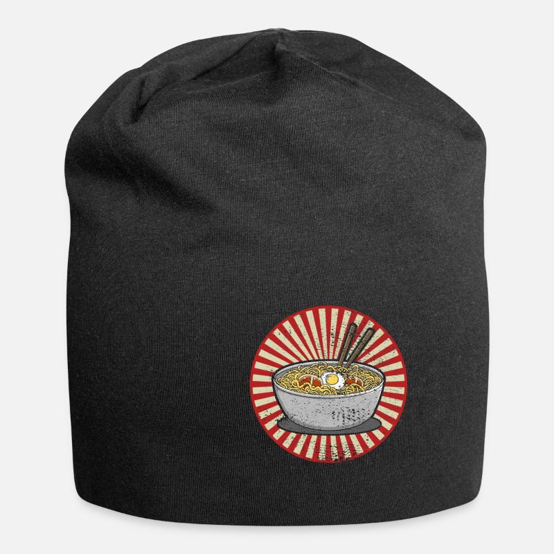 Ramen japonais - Bonnet en jersey - noir