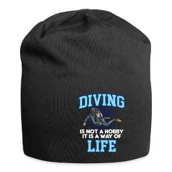 DIVING LIFE - Bonnet en jersey - noir - Devant