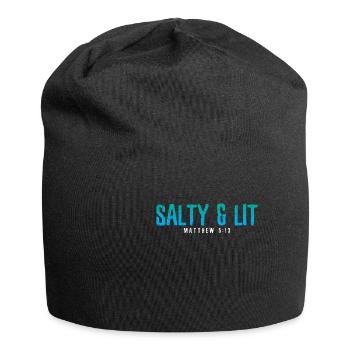 Christian Bible verse - Jersey Beanie - black - Front