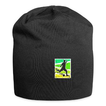 Fußball - Jersey-Beanie - Schwarz - Vorne