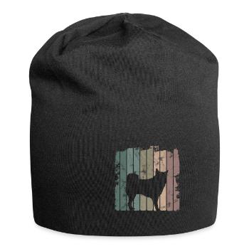 Akita Shiba Inu owner dog miss gift - Jersey Beanie - black - Front
