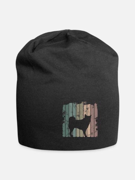 Akita Shiba Inu propriétaire chien mademoiselle cadeau - Bonnet en jersey - noir