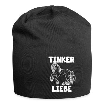 Tinker Liebe - Jersey-Beanie - Schwarz - Vorne
