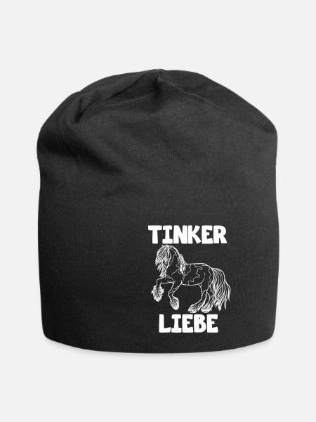 Tinker Liebe - Jersey-Beanie - Schwarz
