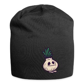 Vodoo-Puppe Zwiebel Vodoo Doll Onion - Jersey-Beanie - Schwarz - Vorne