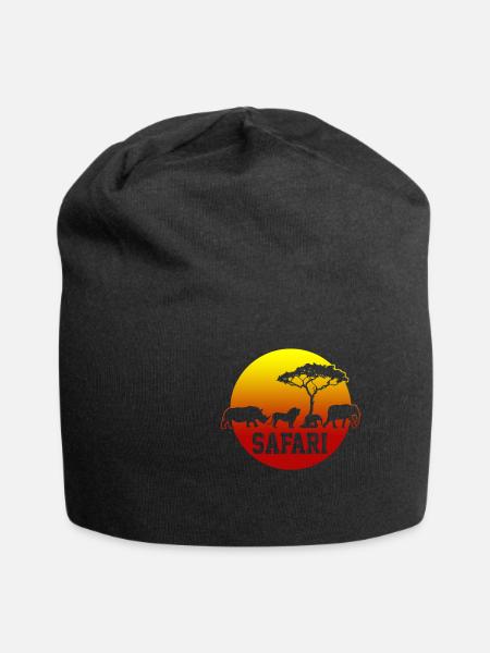 Safari - Jersey Beanie - black