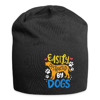 dog - Jersey-Beanie - Schwarz - Vorne