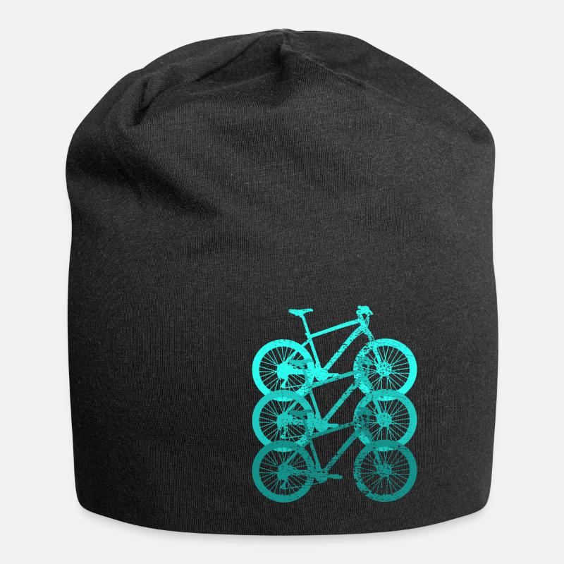 VTT - Bonnet en jersey - noir