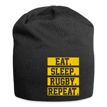 Rugby - Jersey-Beanie - Schwarz - Vorne