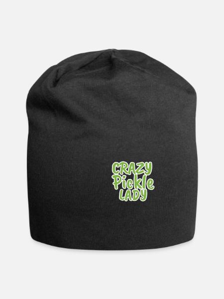 Essiggurke - Jersey-Beanie - Schwarz