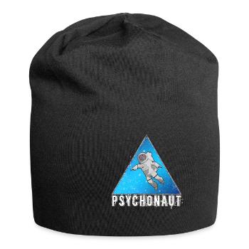 Psychonaut, DMT, LSD, Psychedelic, Psytrance - Jersey Beanie - black - Front