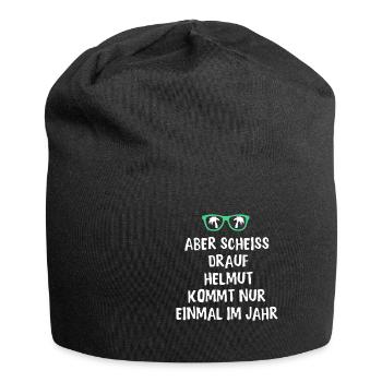 Mallorca - Jersey-Beanie - Schwarz - Vorne