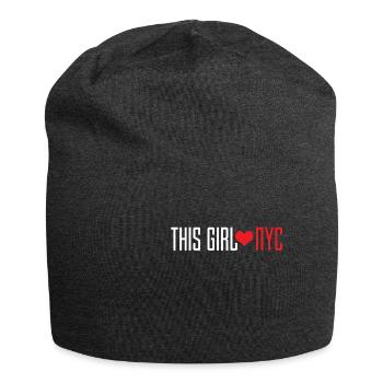 New York - Jersey-Beanie - Anthrazit - Vorne