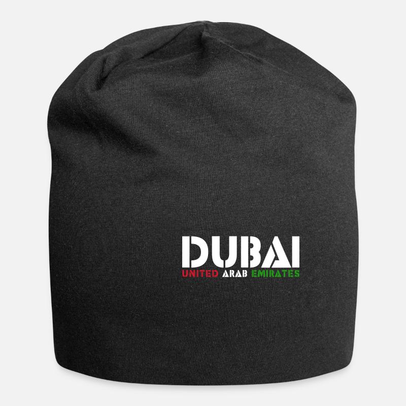 Dubaï - Bonnet en jersey - noir