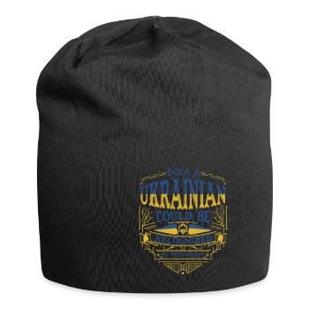 Ukraine - Bonnet en jersey - noir - Devant