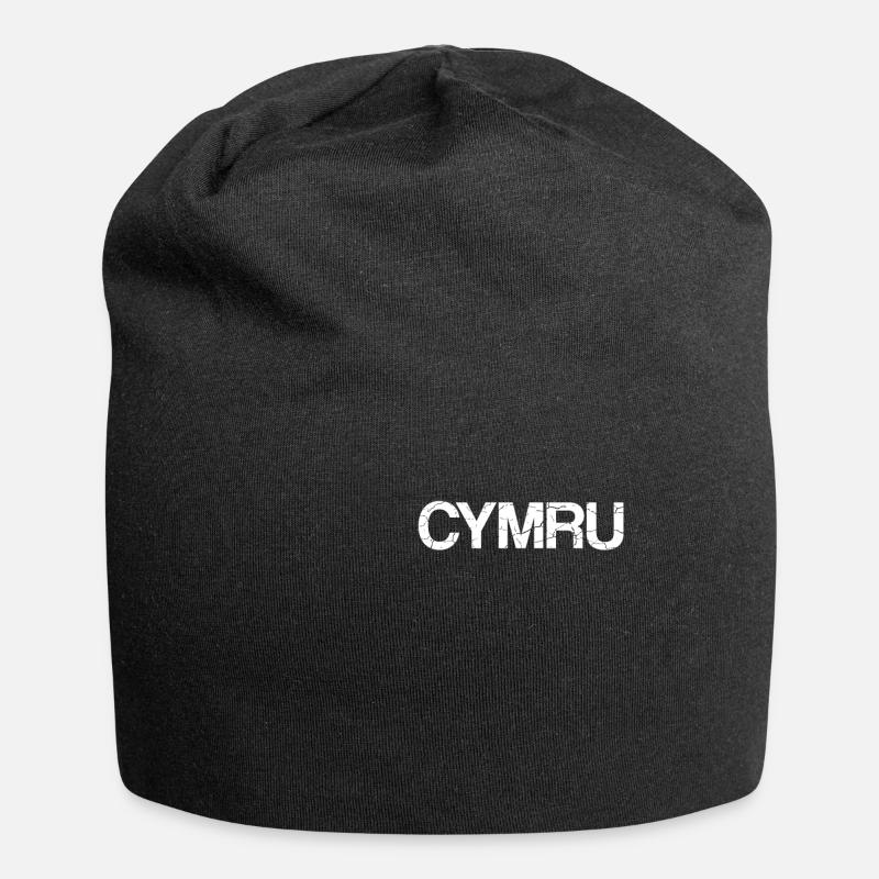 Cymru | Wales, welsh, Cymraeg, walisisch - Jersey-Beanie - Schwarz