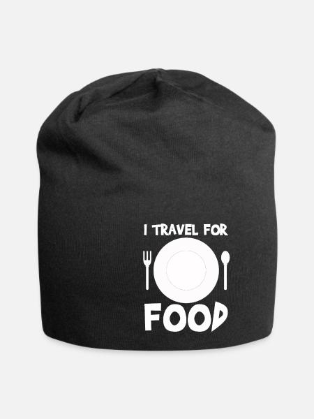 to travel - Jersey Beanie - black