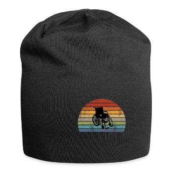 fauteuil roulant - Bonnet en jersey - noir - Devant