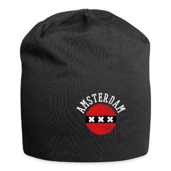 Amsterdam XXX - Jersey-Beanie - Schwarz - Vorne