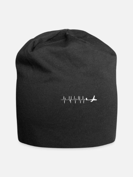 Plane aviation - Jersey Beanie - black