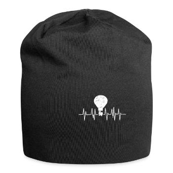 Heißluftballon Ballonfahren - Jersey-Beanie - Schwarz - Vorne