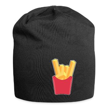 Heavy Metal Pommesgabel - Jersey-Beanie - Schwarz - Vorne