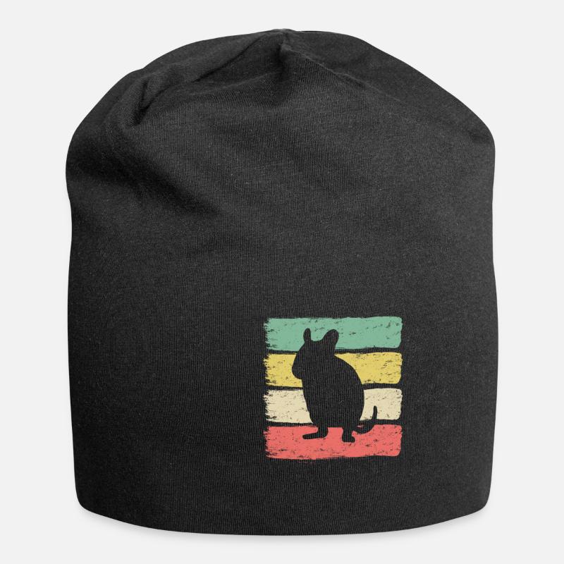 Degu - Jersey-Beanie - Schwarz
