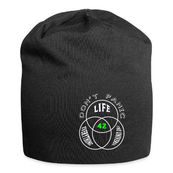 Don't Panic - Jersey Beanie - black - Front