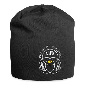 Don't Panic - Jersey Beanie - black - Front