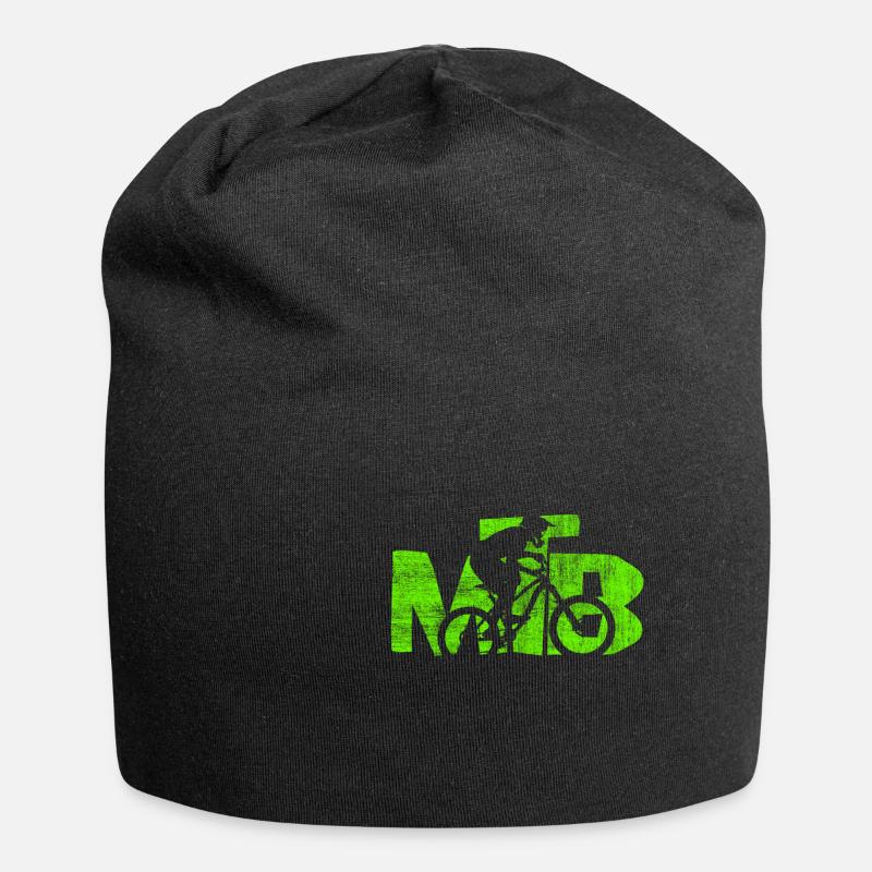 Mountainbike - Jersey-Beanie - Schwarz