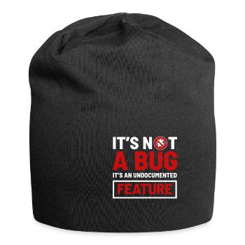 computer programming - Jersey Beanie - black - Front