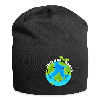 There is no planet b - Jersey Beanie - black - Front