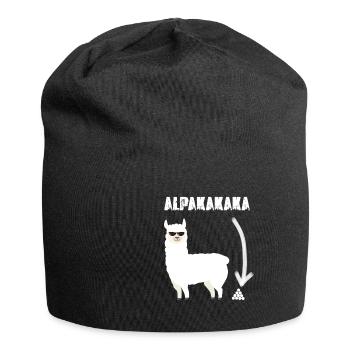 Kaka alpaca - Bonnet en jersey - noir - Devant