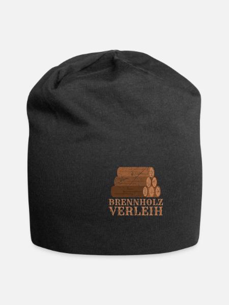 Brennholz Verleih Feuerholz - Jersey-Beanie - Schwarz