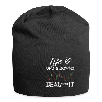 Daytrader motivation Stock Forex cadeau commercial - Bonnet en jersey - noir - Devant