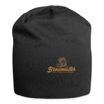 Braumeister, Bier, Malz Gott erhalts Geschenkidee - Jersey-Beanie - Schwarz - Vorne
