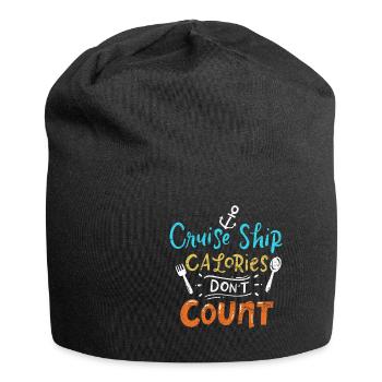 Kreuzfahrtschiff Vintage - Jersey-Beanie - Schwarz - Vorne