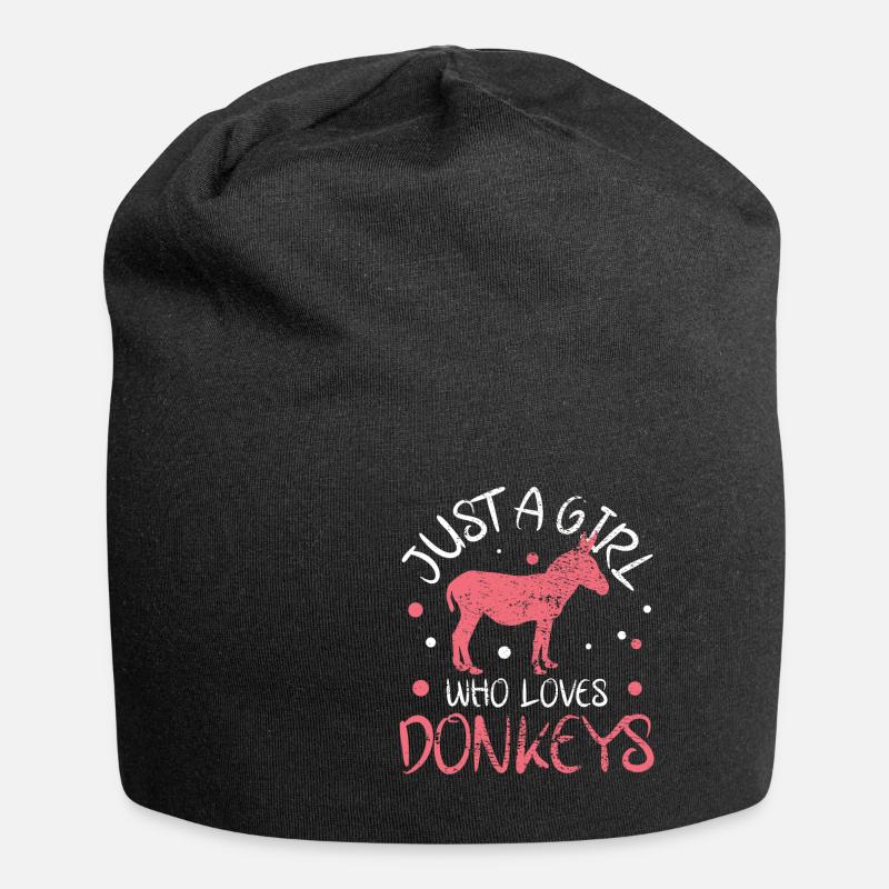 Esel Esel Esel - Jersey-Beanie - Schwarz
