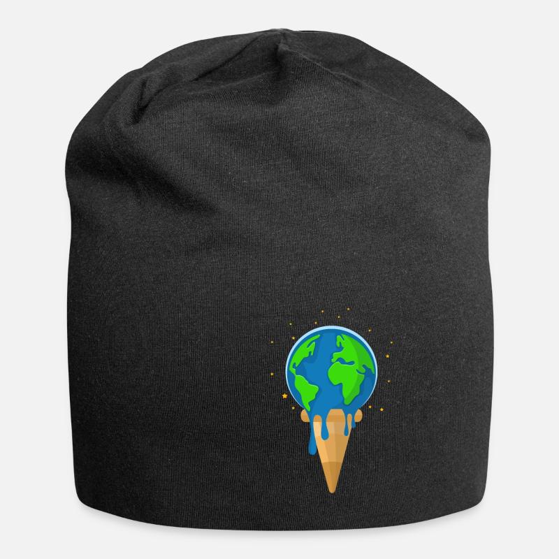 Klimaschutz - Jersey-Beanie - Schwarz