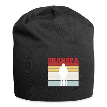 Vintage Grandpa Tee Shirt - Jersey-Beanie - Schwarz - Vorne
