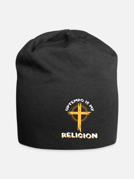Uptempo est ma religion - Bonnet en jersey - noir