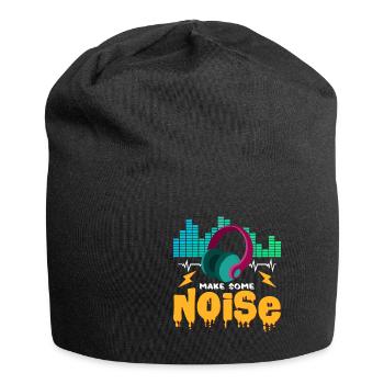 DJ - Jersey-Beanie - Schwarz - Vorne