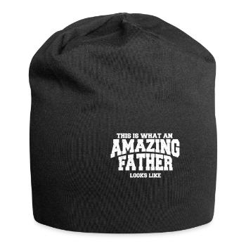 C'est à quoi ressemble un père étonnant - Bonnet en jersey - noir - Devant